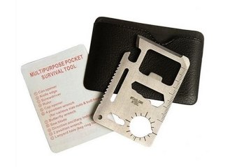 Karta na přežití Survival Pocket Card Multitool